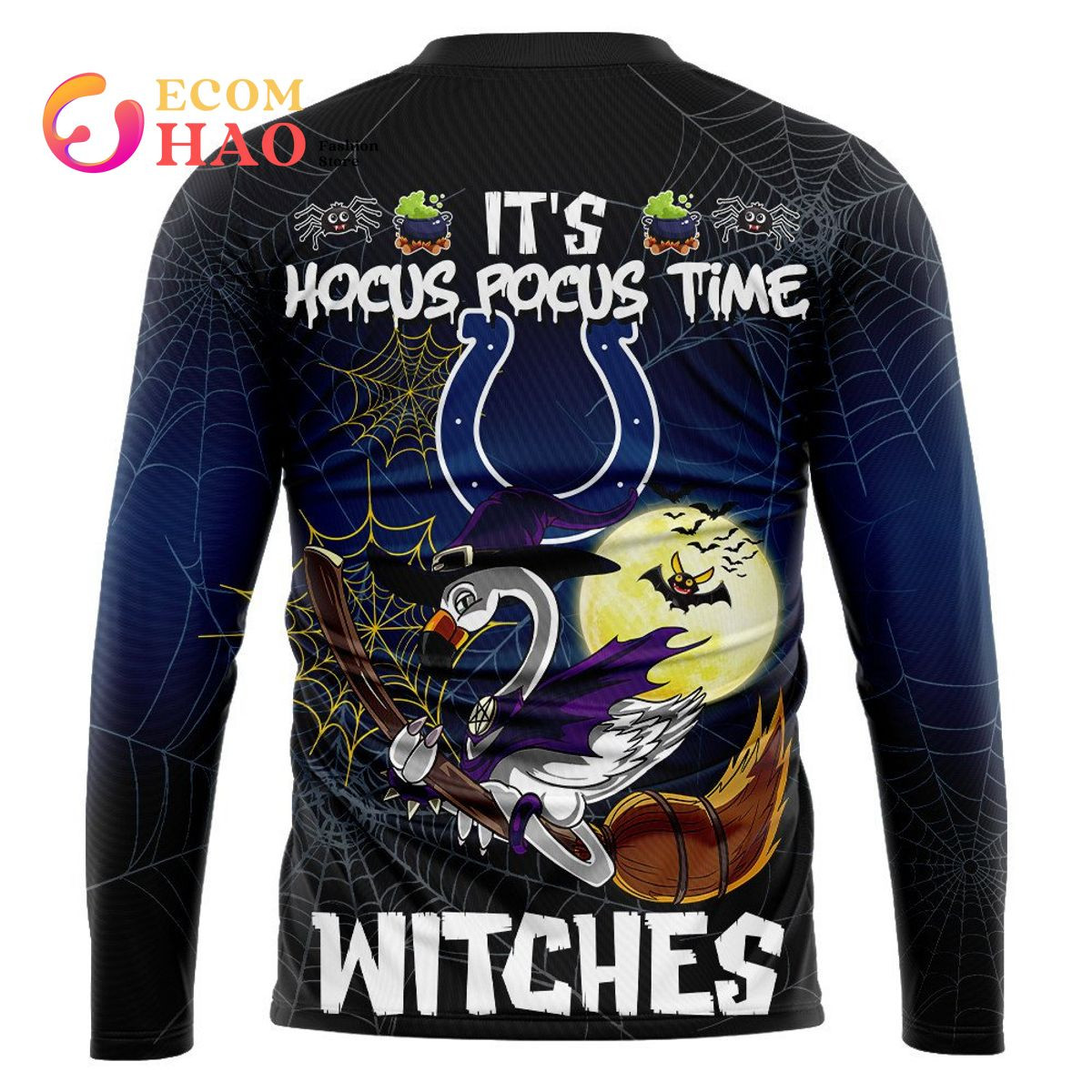 Colts Halloween Jersey Falmingo Witches Hocus Pocus 3D Hoodie, Zip Hoodie, Man - Women, Warm, Premium Quality HZ0501