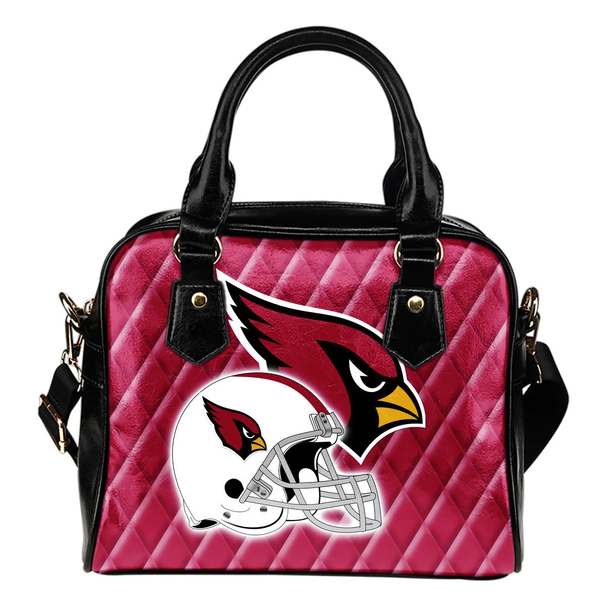 Couple Helmet Enchanting Logo Arizona Cardinals Shoulder Handbags Sb0801