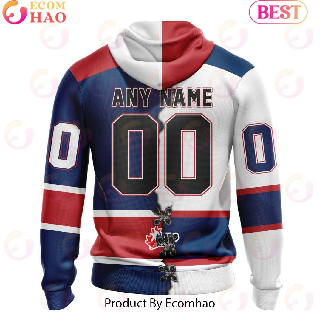 Custom OHL Saginaw Spirit Mix Home And Away Jersey Personalized Letters Number Hoodie, Zip Hoodie, Man - Women, Warm, Premium Quality HZ0501