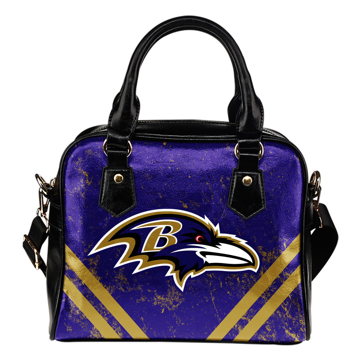 Couple Curves Light Good Logo Baltimore Ravens Shoulder Handbags Sb0801