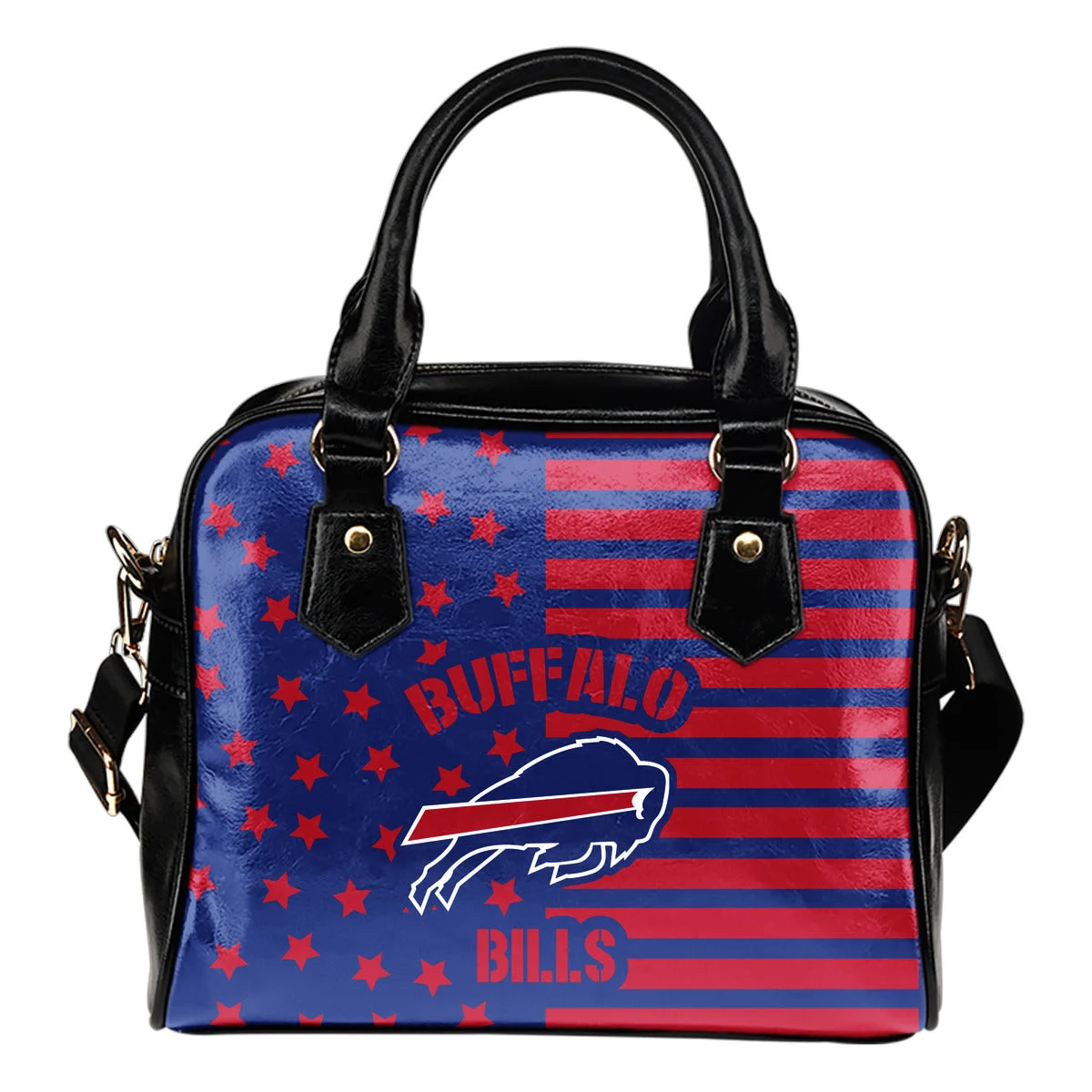 Twinkle Star With Line Buffalo Bills Shoulder Handbags Sb0801