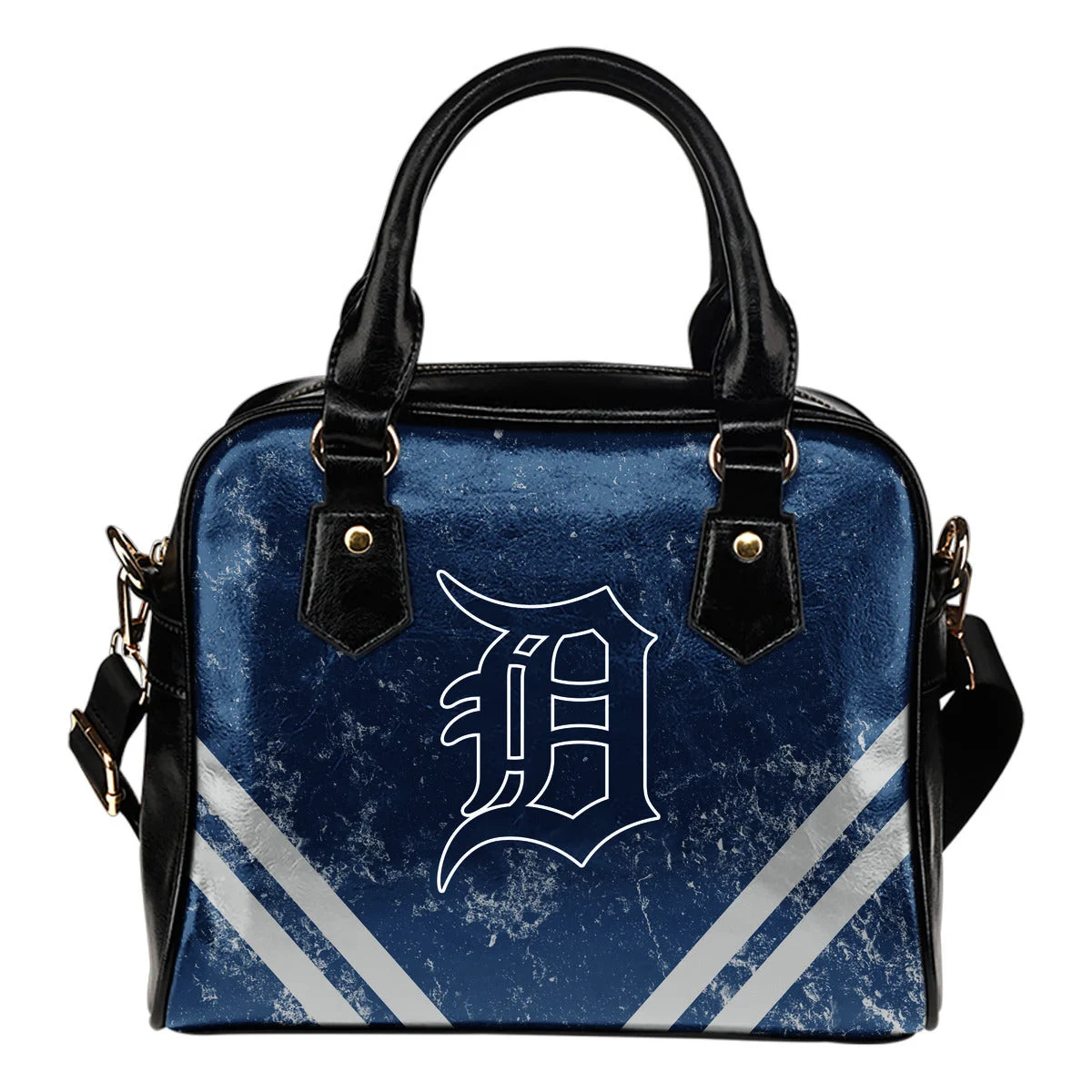 Couple Curves Light Good Logo Detroit Tigers Shoulder Handbags Sb0801
