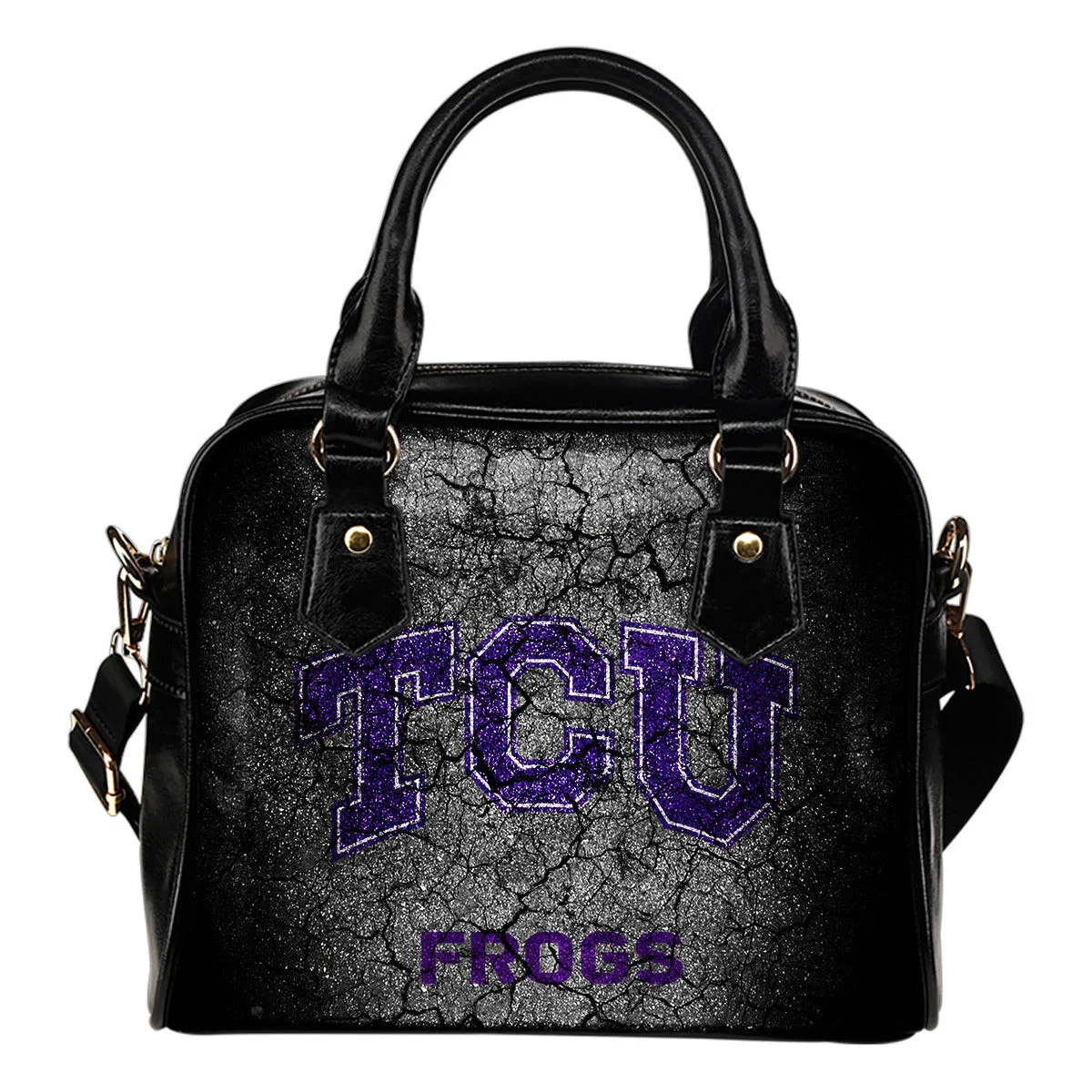Wall Break TCU Horned Frogs Shoulder Handbags Women Purse Sb0801