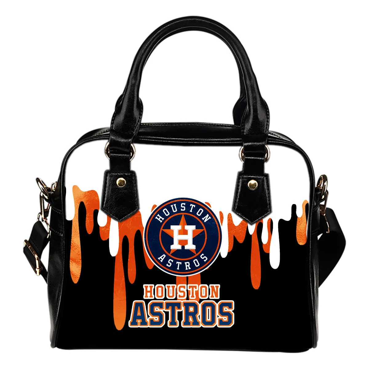 Color Leak Down Colorful Houston Astros Shoulder Handbags Sb0801