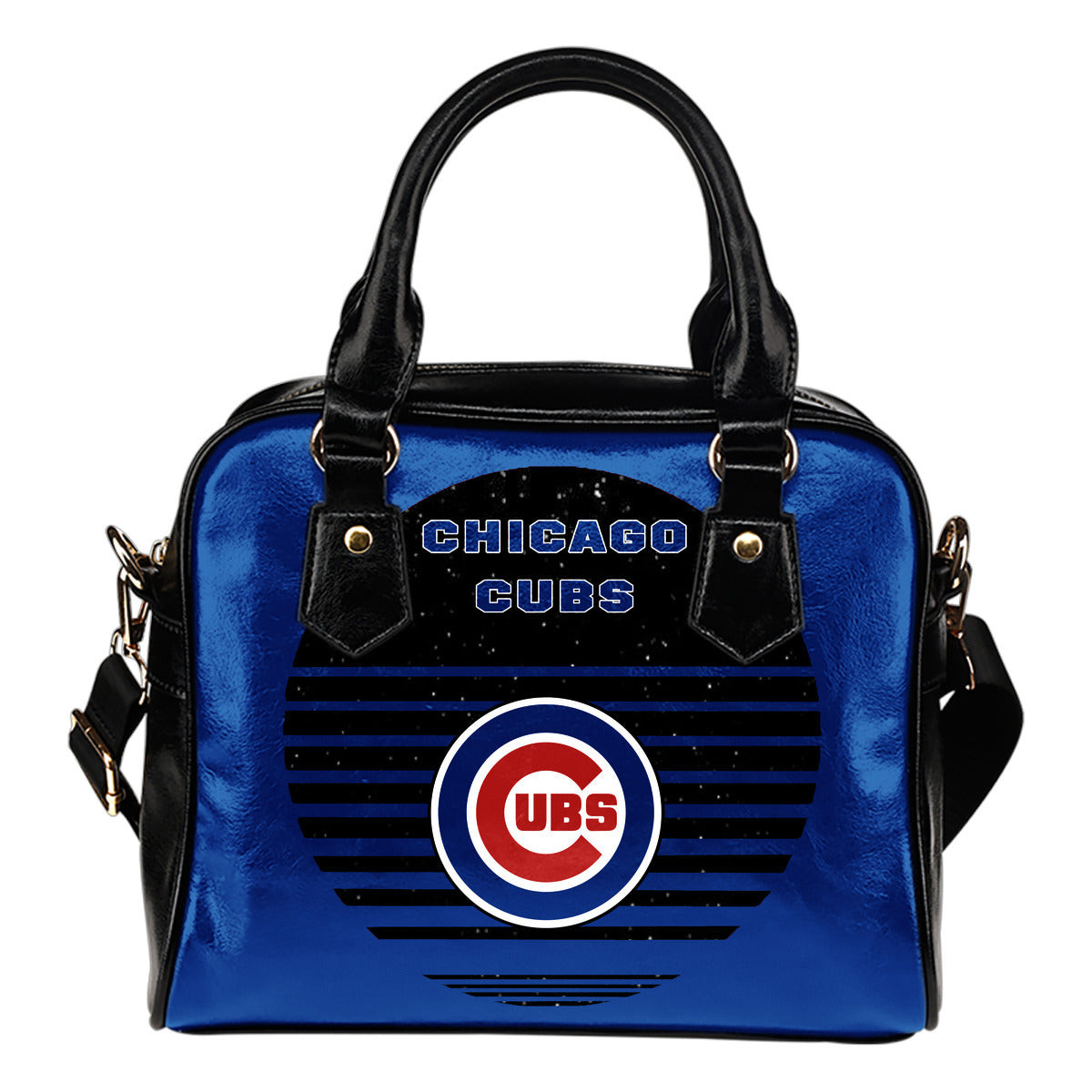 Back Fashion Round Charming Chicago Cubs Shoulder Handbags Sb0801