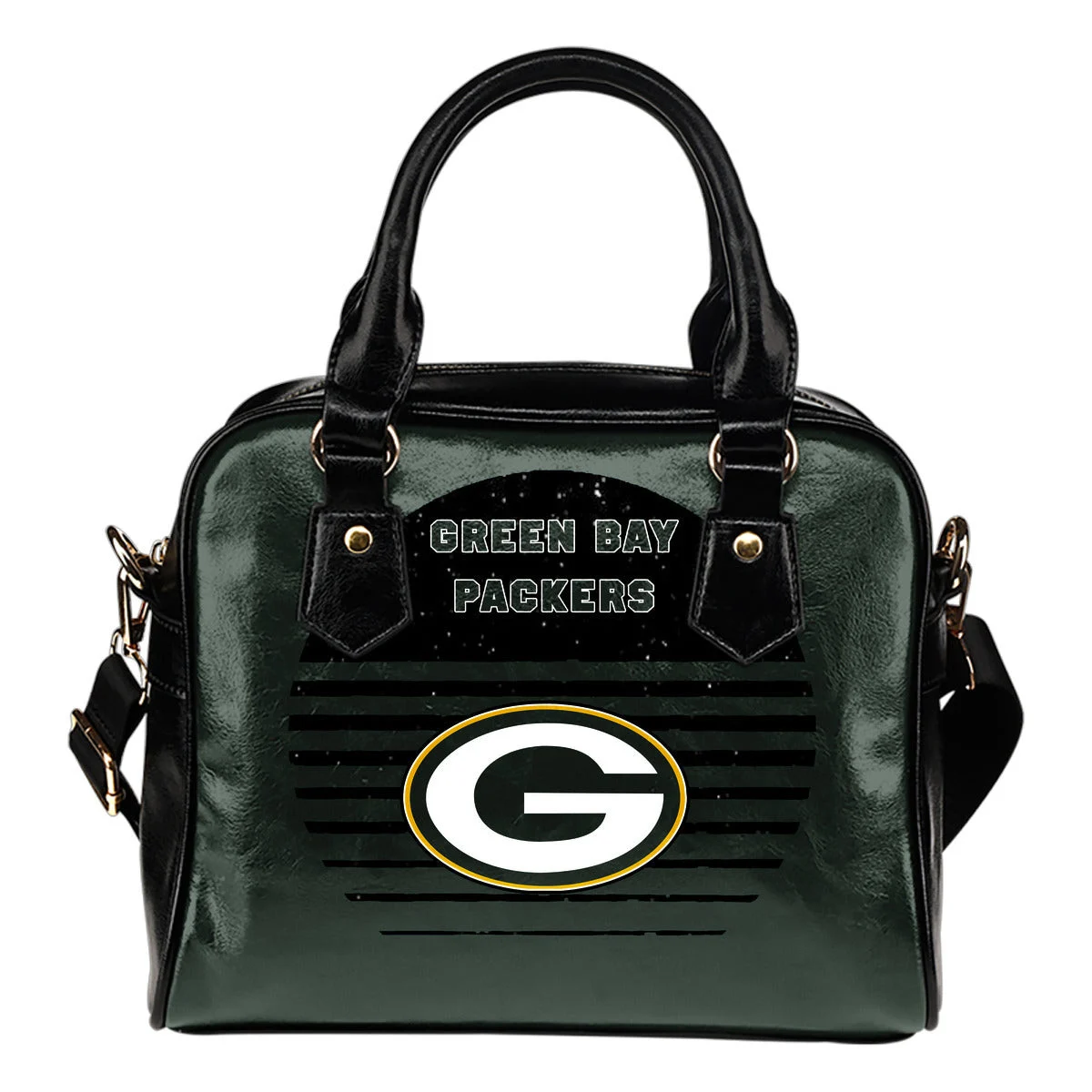 Back Fashion Round Charming Green Bay Packers Shoulder Handbags Sb0801