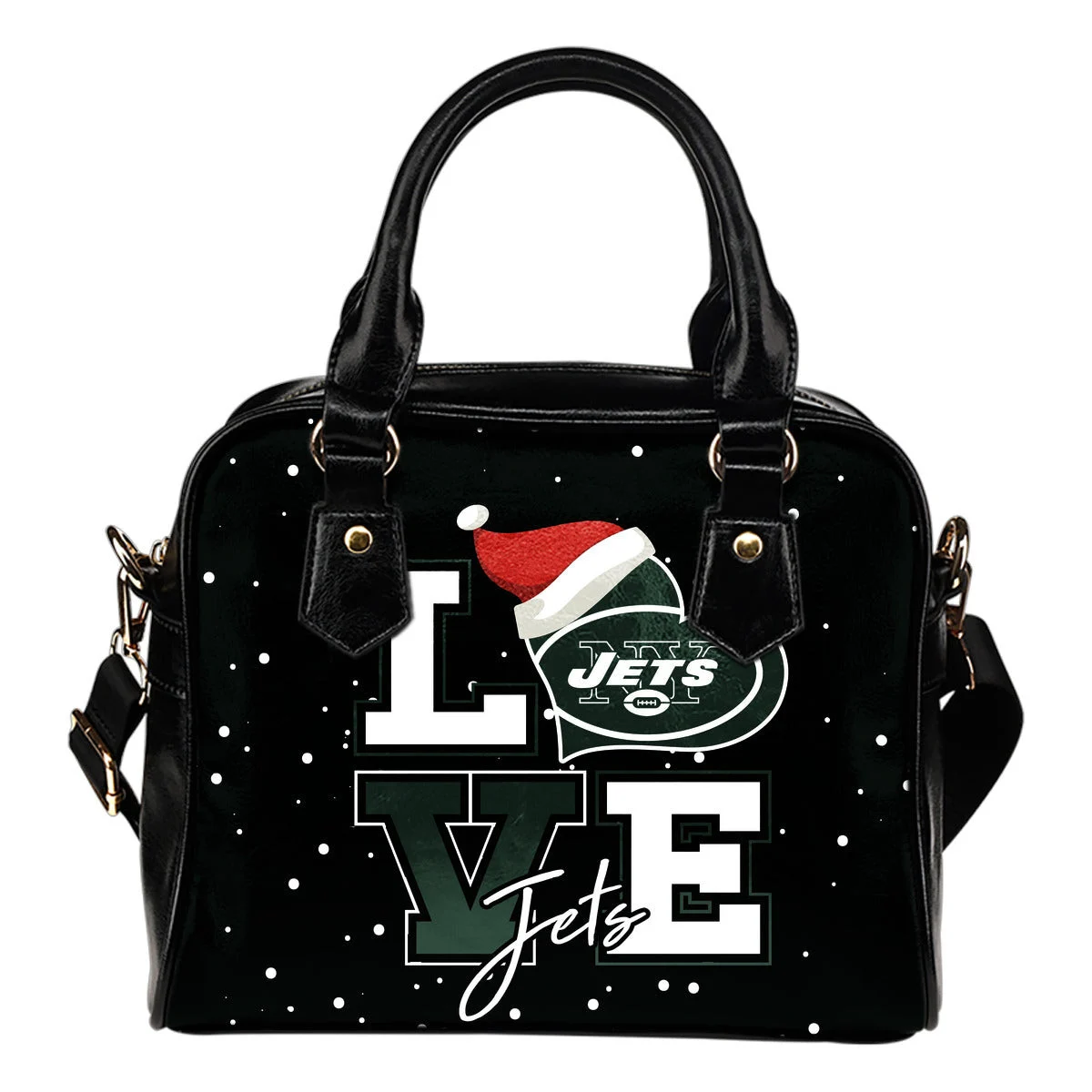 Love Word Christmas Sweet New York Jets Shoulder Handbags Sb0801