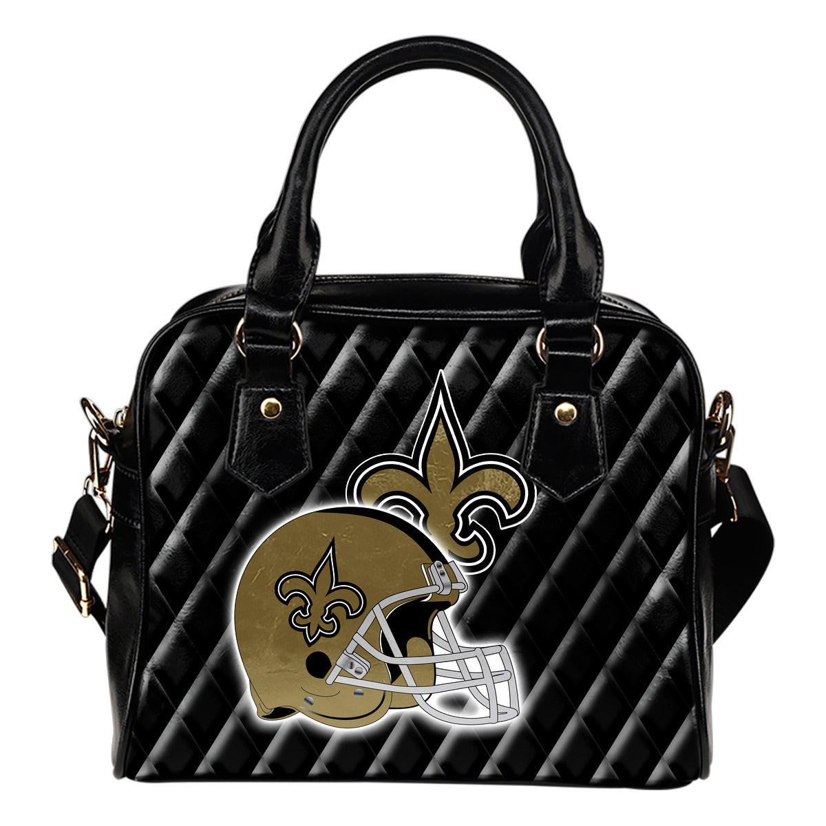 Couple Helmet Enchanting Logo New Orleans Saints Shoulder Handbags Sb0801