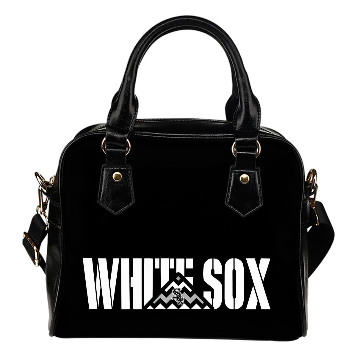 Chicago White Sox Mass Triangle Shoulder Handbags Sb0801