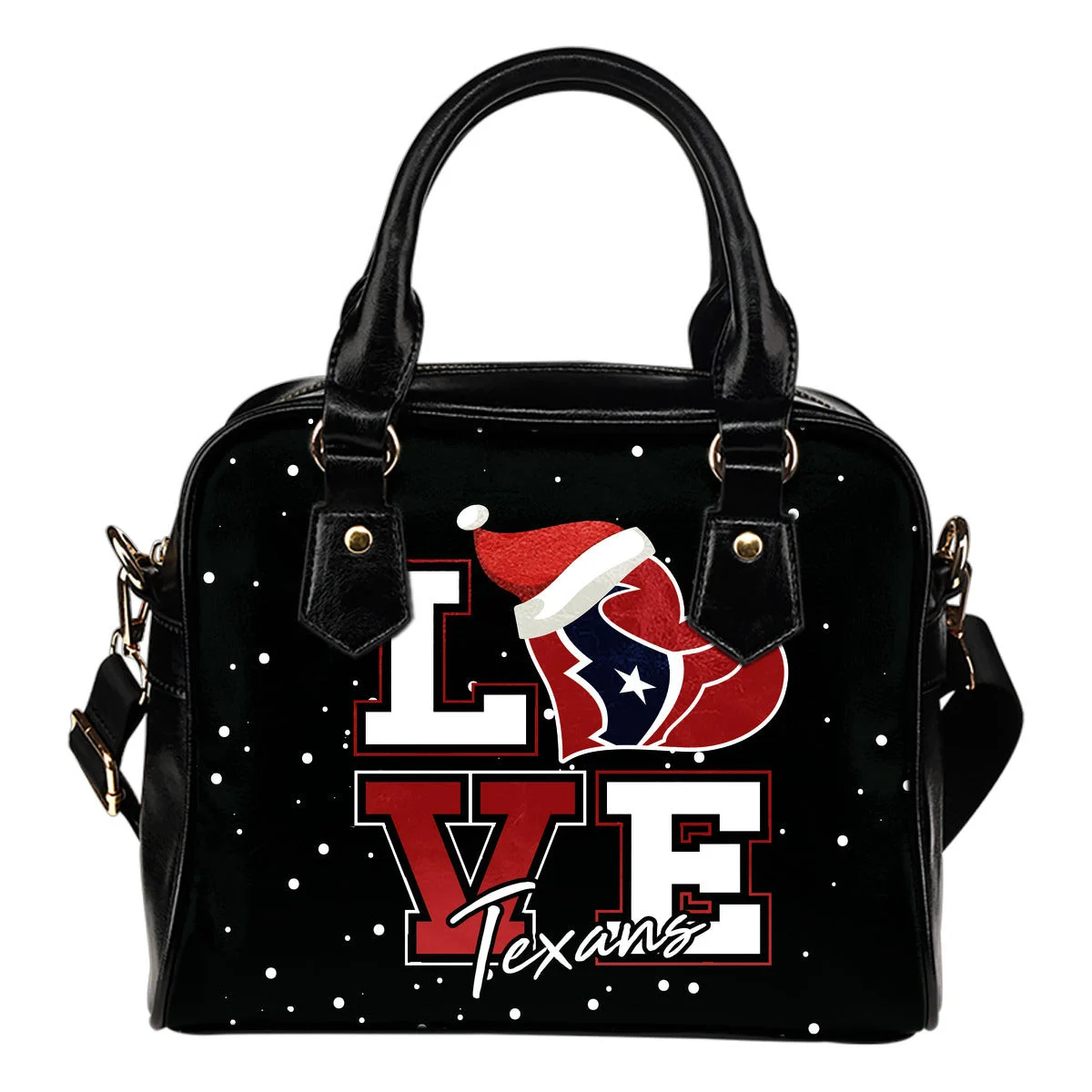 Love Word Christmas Sweet Houston Texans Shoulder Handbags Sb0801