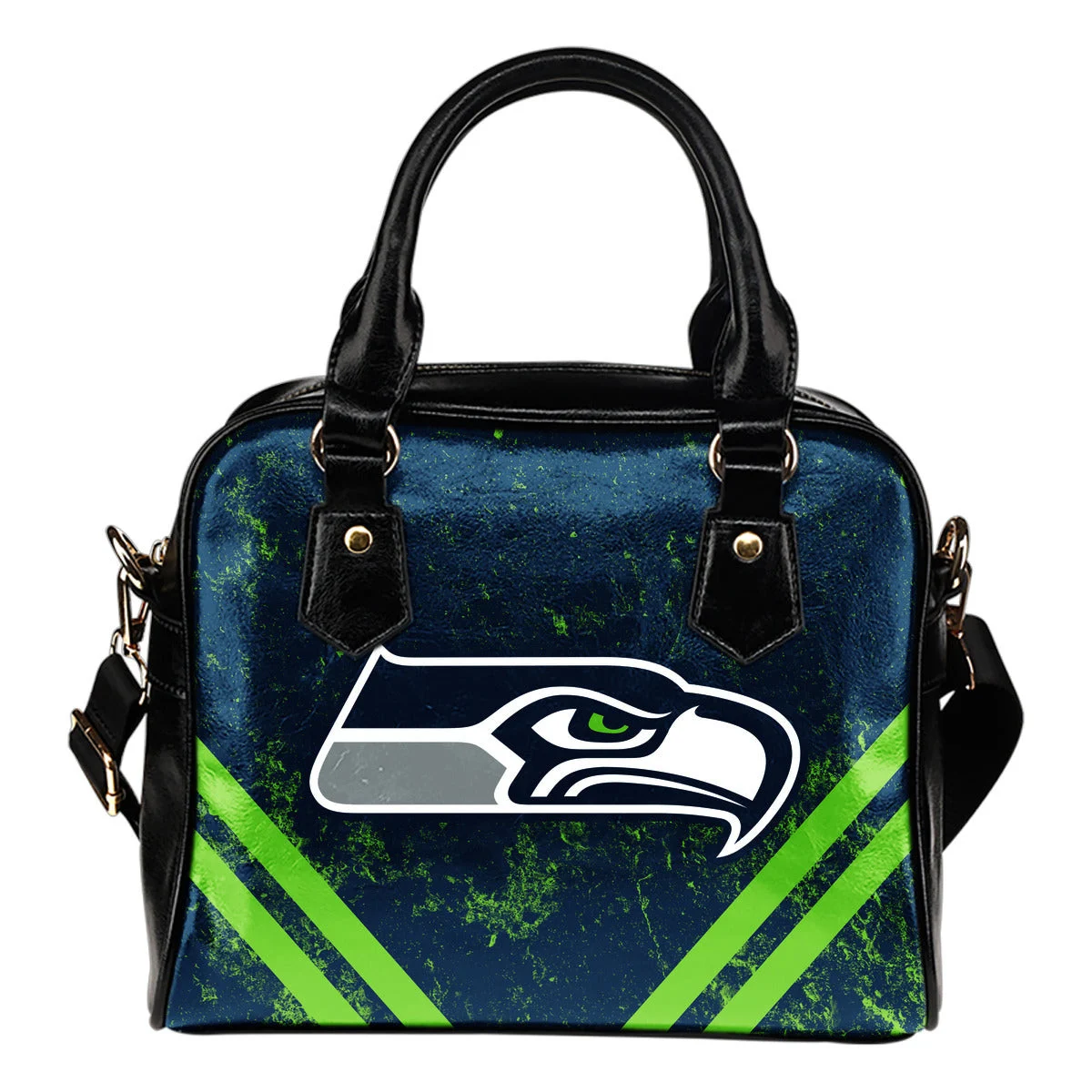 Couple Curves Light Good Logo Seattle Seahawks Shoulder Handbags Sb0801