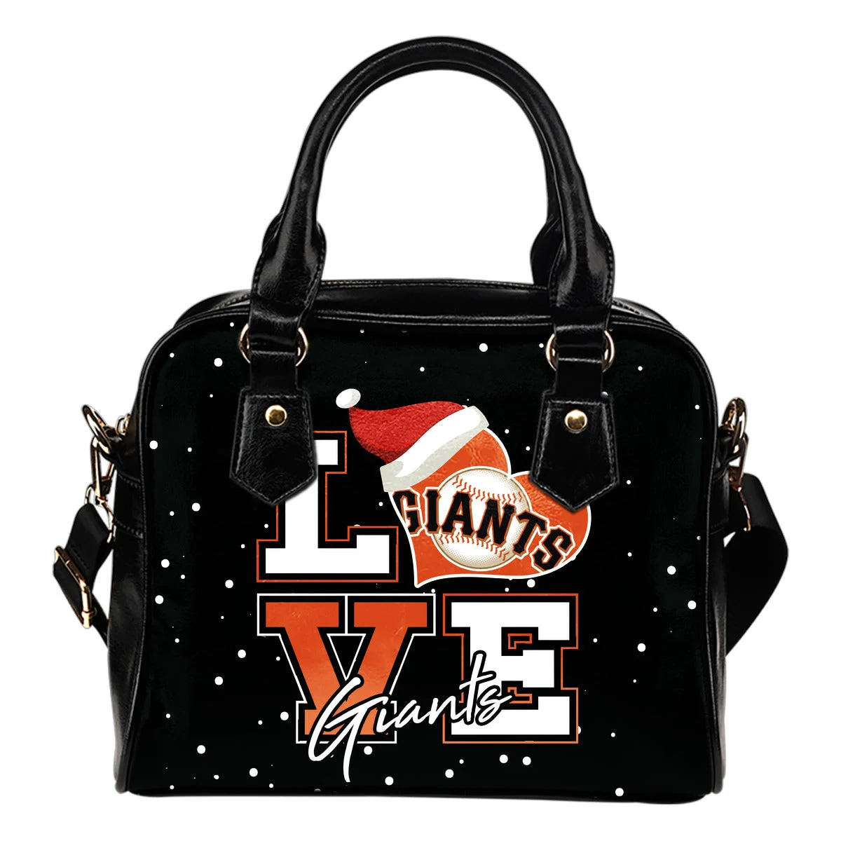 Love Word Christmas Sweet San Francisco Giants Shoulder Handbags Sb0801