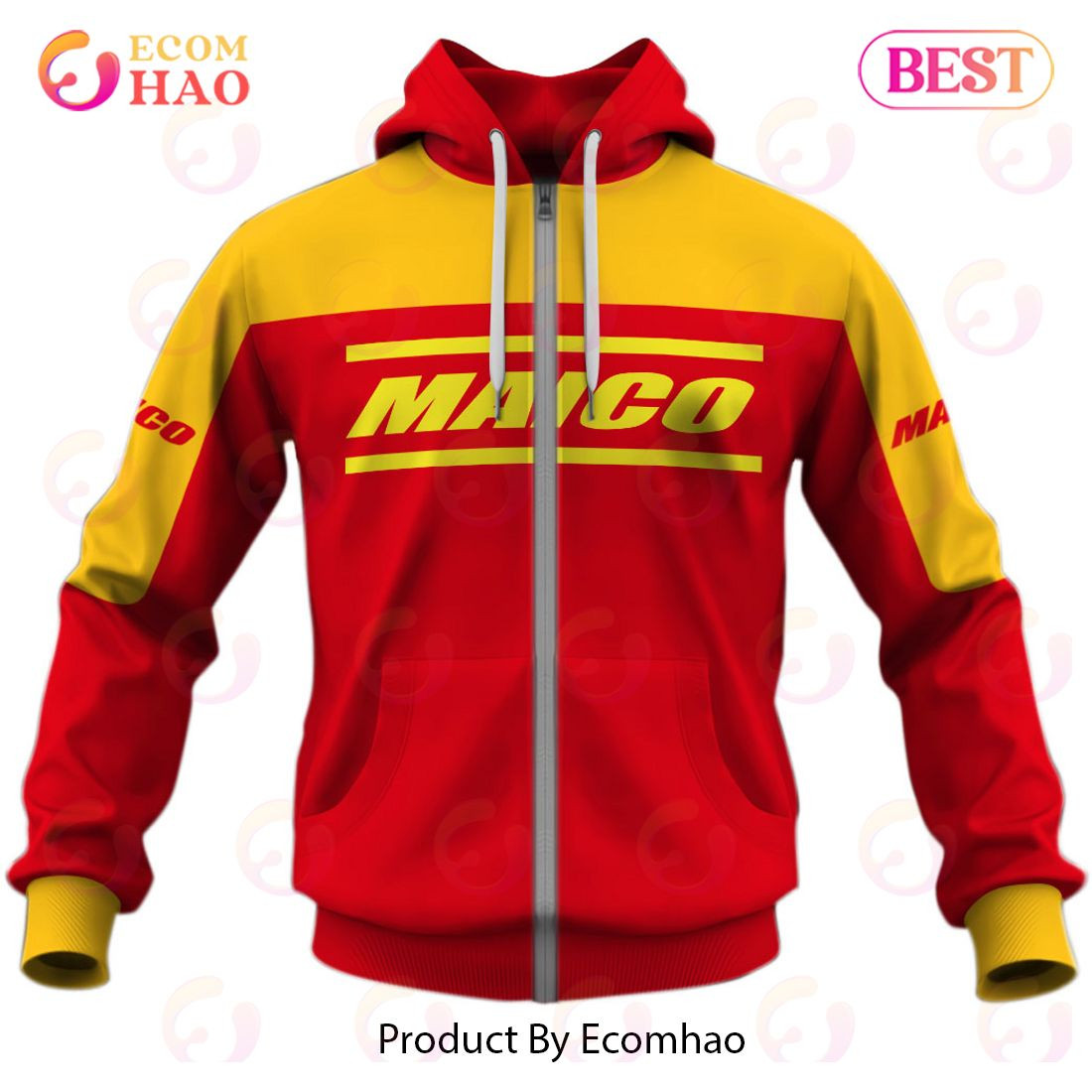 Customize Name Vintage Style Maico Motocross Jersey MX Enduro AHRMA Motorcycle Dirt Bike 3D Hoodie, Zip Hoodie, Man - Women, Warm, Premium Quality HZ0501