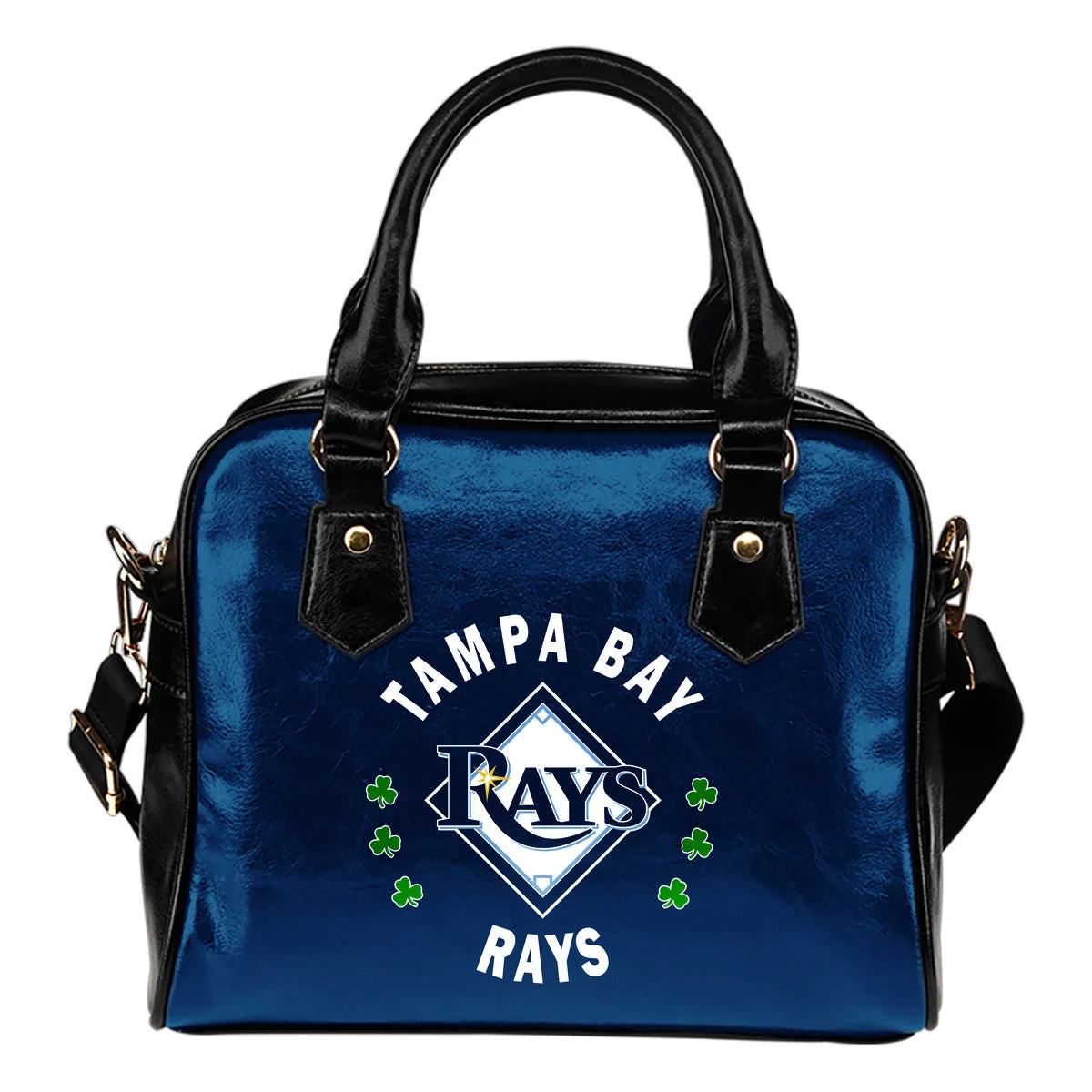 Central Beautiful Logo Circle Lucky Leaf Tampa Bay Rays Shoulder Handbags Sb0801