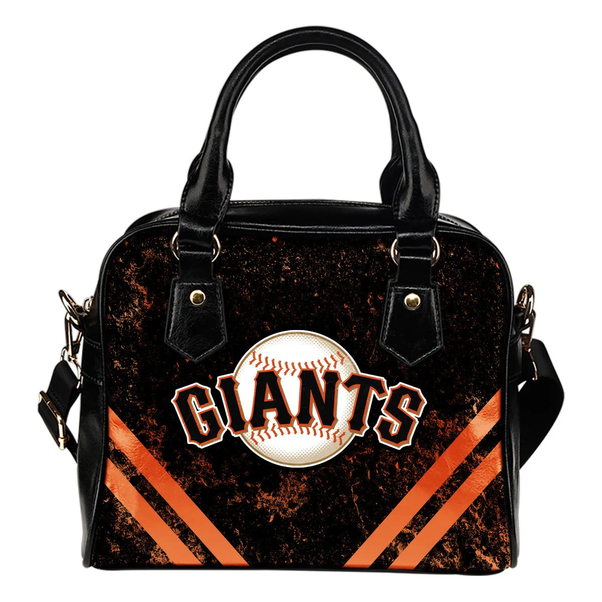 Couple Curves Light Good Logo San Francisco Giants Shoulder Handbags Sb0801