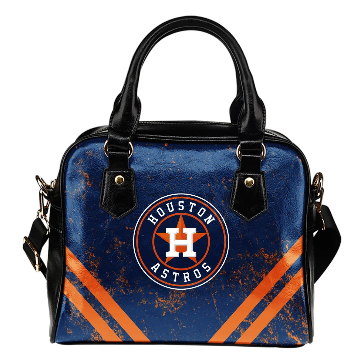 Couple Curves Light Good Logo Houston Astros Shoulder Handbags Sb0801