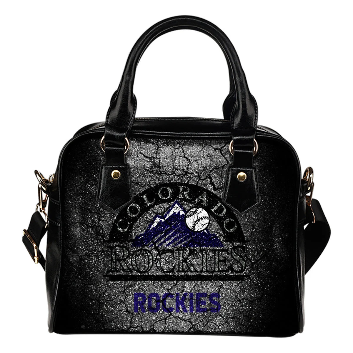 Wall Break Colorado Rockies Shoulder Handbags Women Purse Sb0801