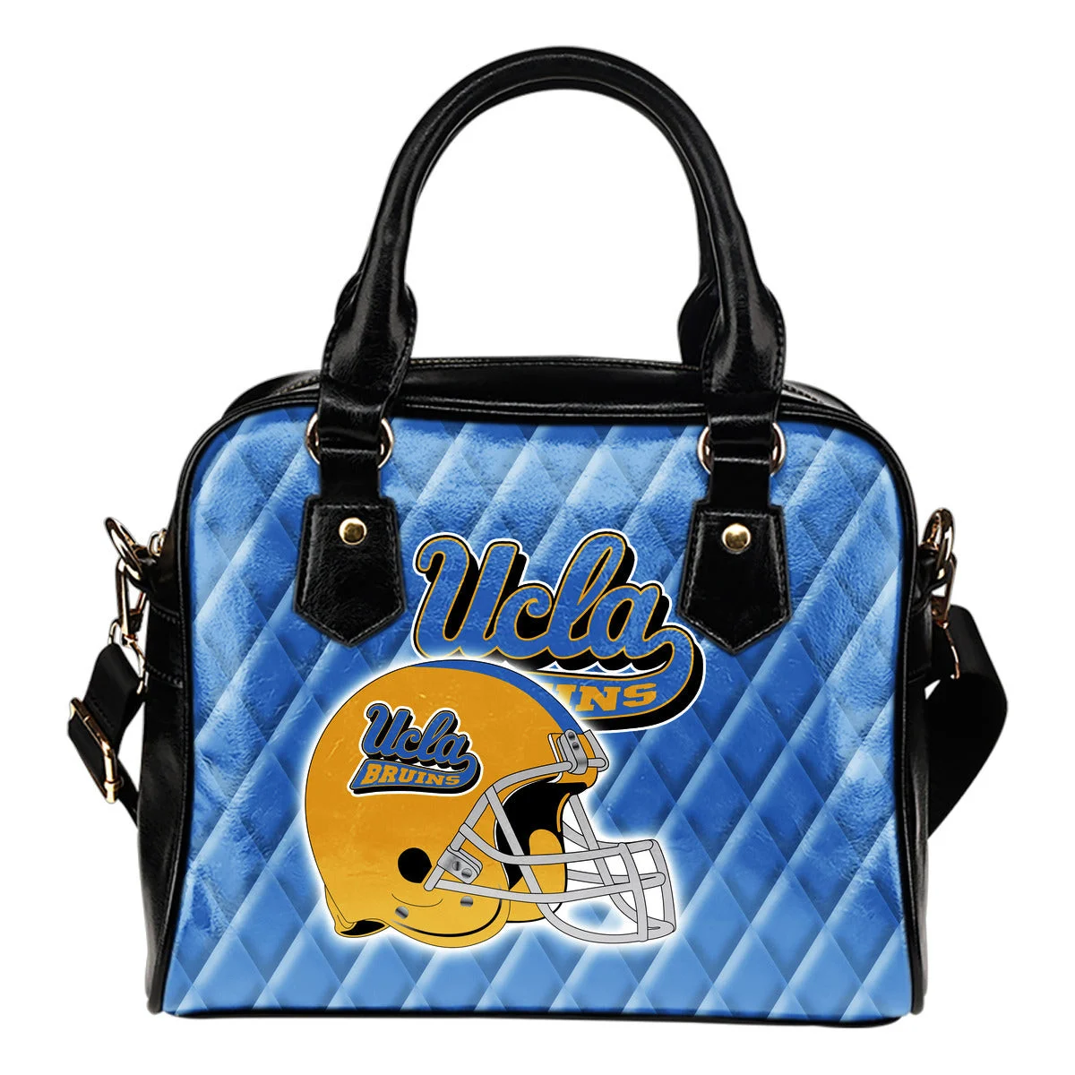 Couple Helmet Enchanting Logo UCLA Bruins Shoulder Handbags Sb0801