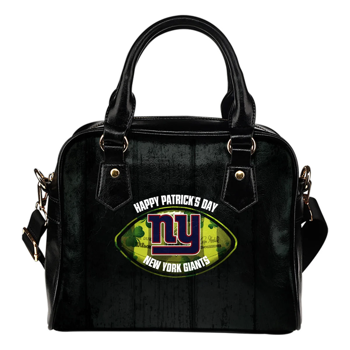 Retro Scene Lovely Shining Patrick's Day New York Giants Shoulder Handbags Sb0801