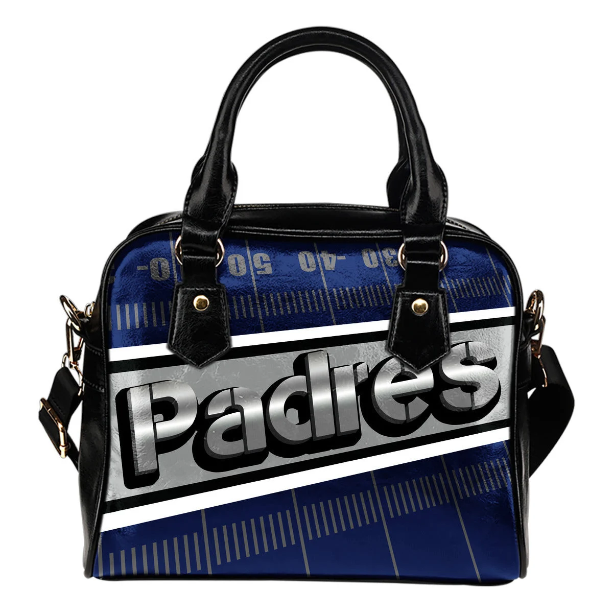 San Diego Padres Silver Name Colorful Shoulder Handbags Sb0801