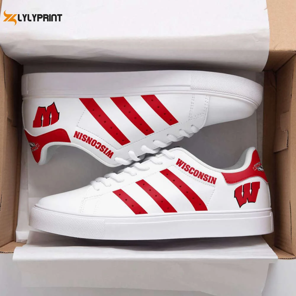 Wisconsin Badgers 3 Skate Shoes For Men Women Fans Gift  ST0801