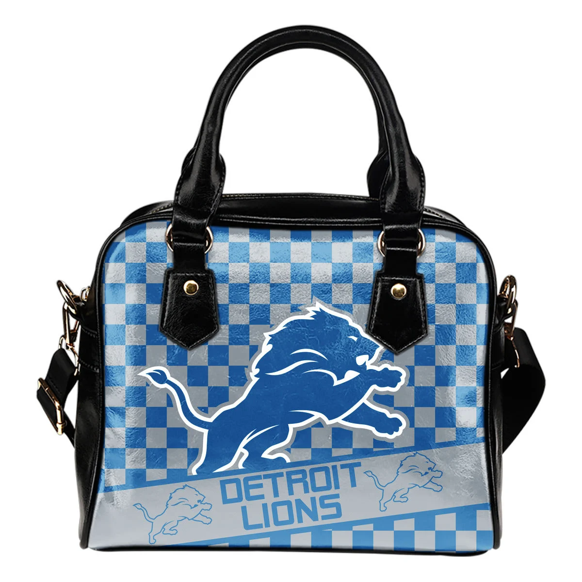 Different Fabulous Banner Detroit Lions Shoulder Handbags Sb0801