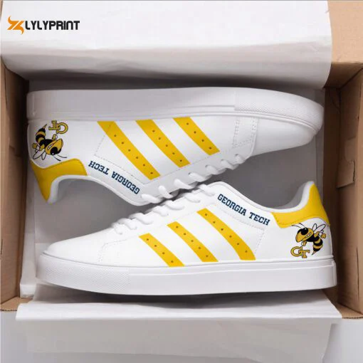 Georgia Tech Yellow Jackets 1 Skate Shoes For Men Women Fans Gift , Trendy Style Sneakers ST0801