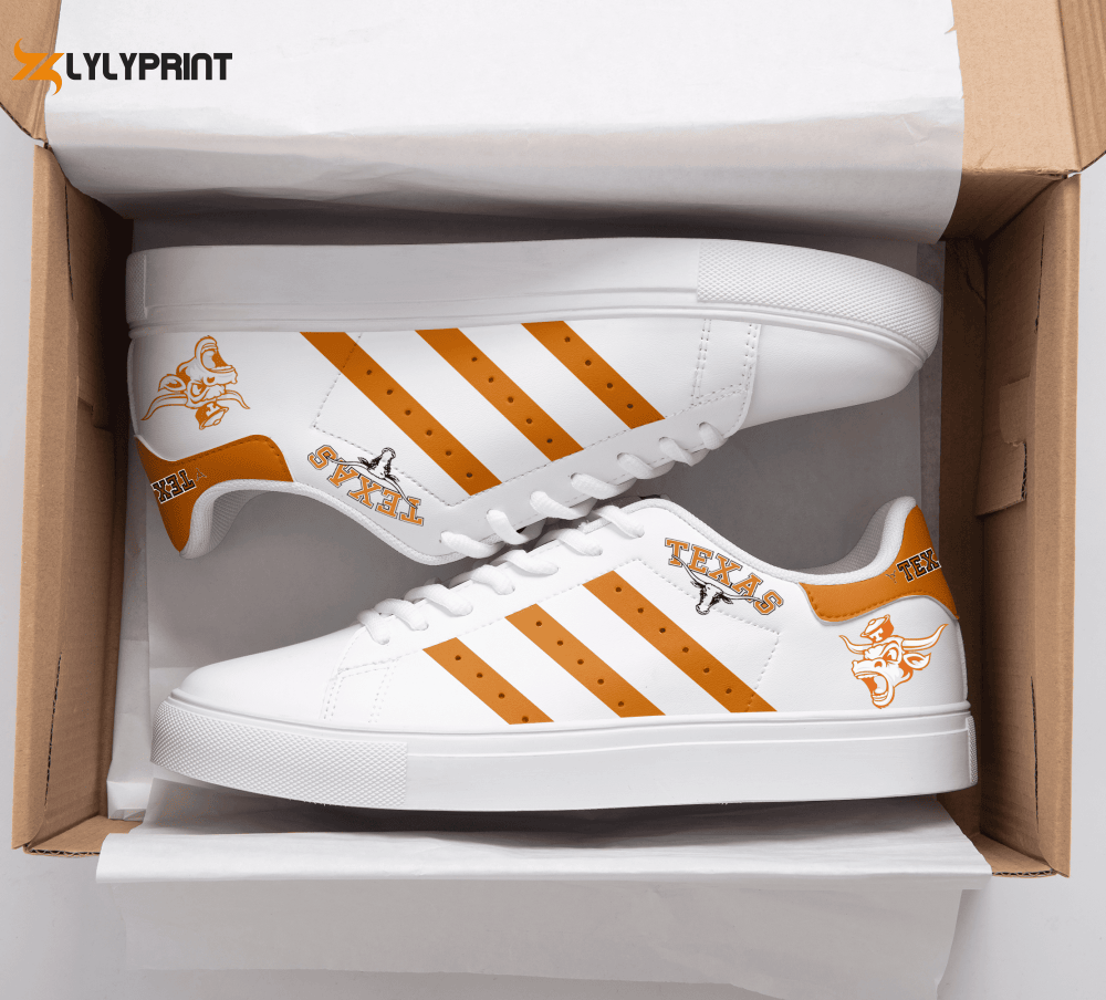 Texas Longhorns Skate Shoes For Men Women Fans Gifts ,Trendy Style Sneakers ST0801