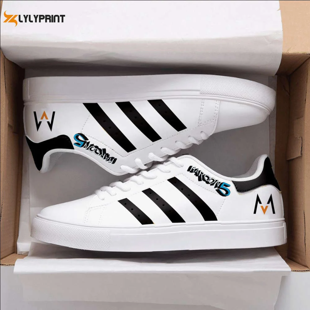 Maroon 5 2 Skate Shoes For Men Women Fans Gift or Men Women Fans Gift ,Trendy Style Sneakers ST0801