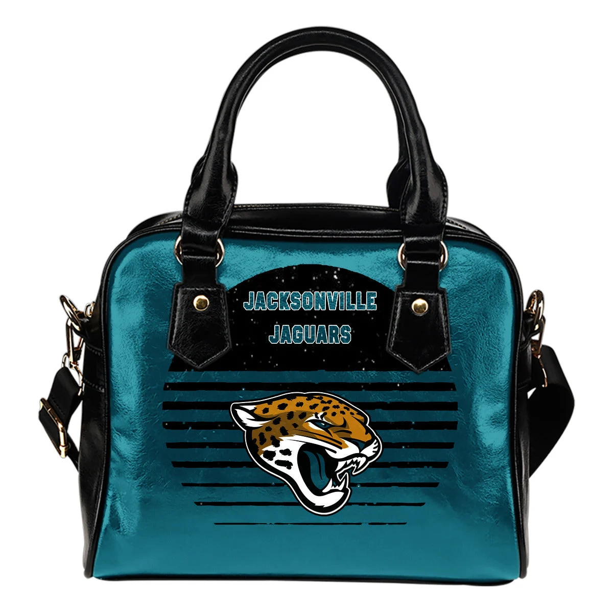 Back Fashion Round Charming Jacksonville Jaguars Shoulder Handbags Sb0801