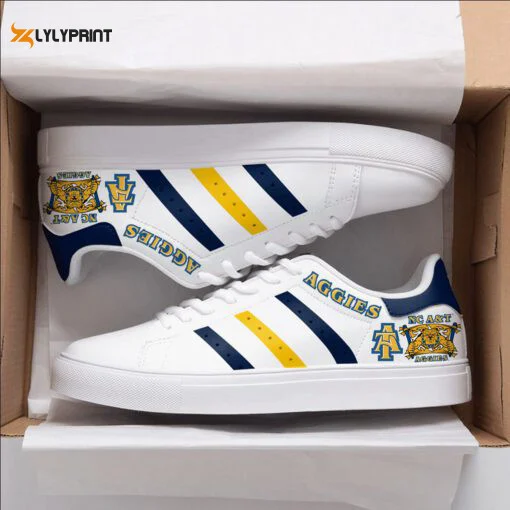 North Carolina A&T Aggies 1 Skate Shoes For Men Women Fans Gift , Trendy Style Sneakers ST0801
