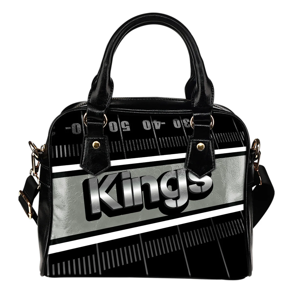 Los Angeles Kings Silver Name Colorful Shoulder Handbags Sb0801
