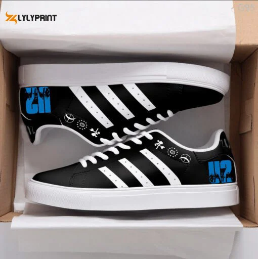 U2 Band 2 Skate Shoes For Men Women Fans Gift  ST0801