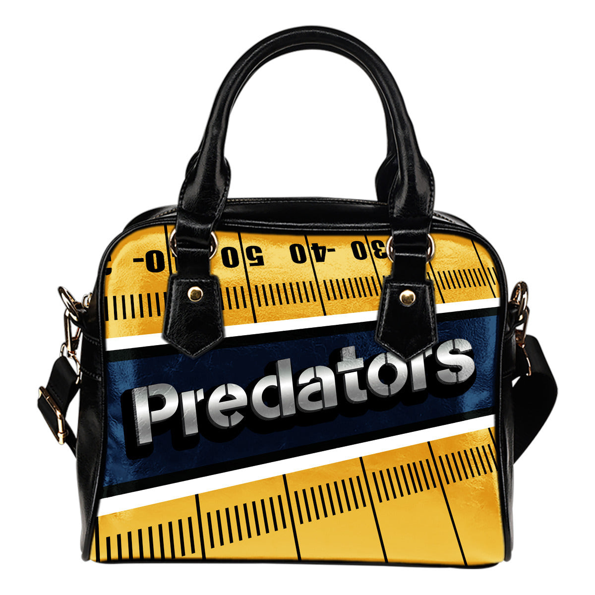 Nashville Predators Silver Name Colorful Shoulder Handbags Sb0801