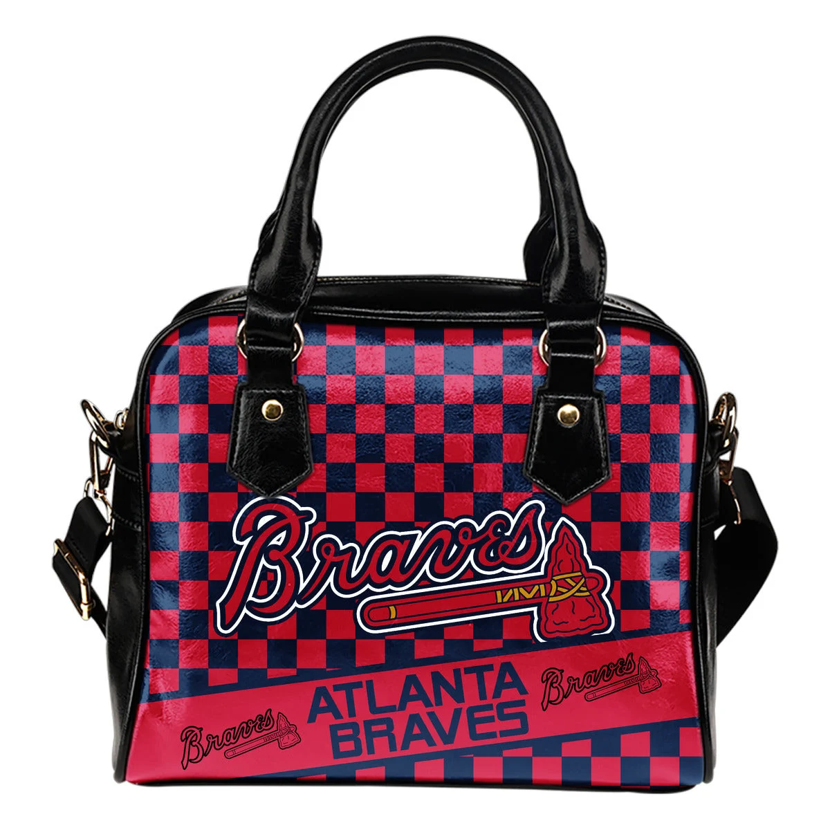 Different Fabulous Banner Atlanta Braves Shoulder Handbags Sb0801