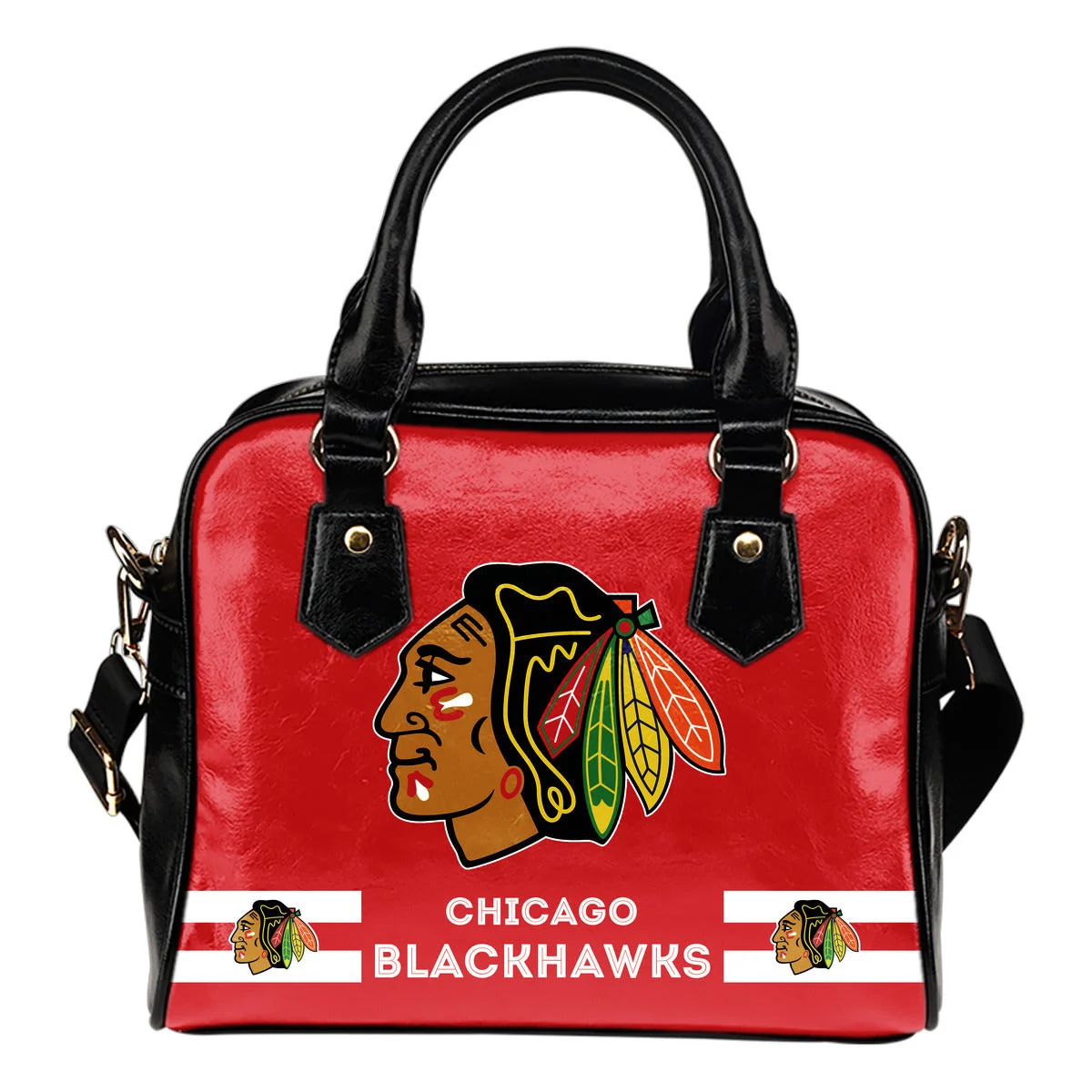 Chicago Blackhawks For Life Shoulder Handbags Sb0801