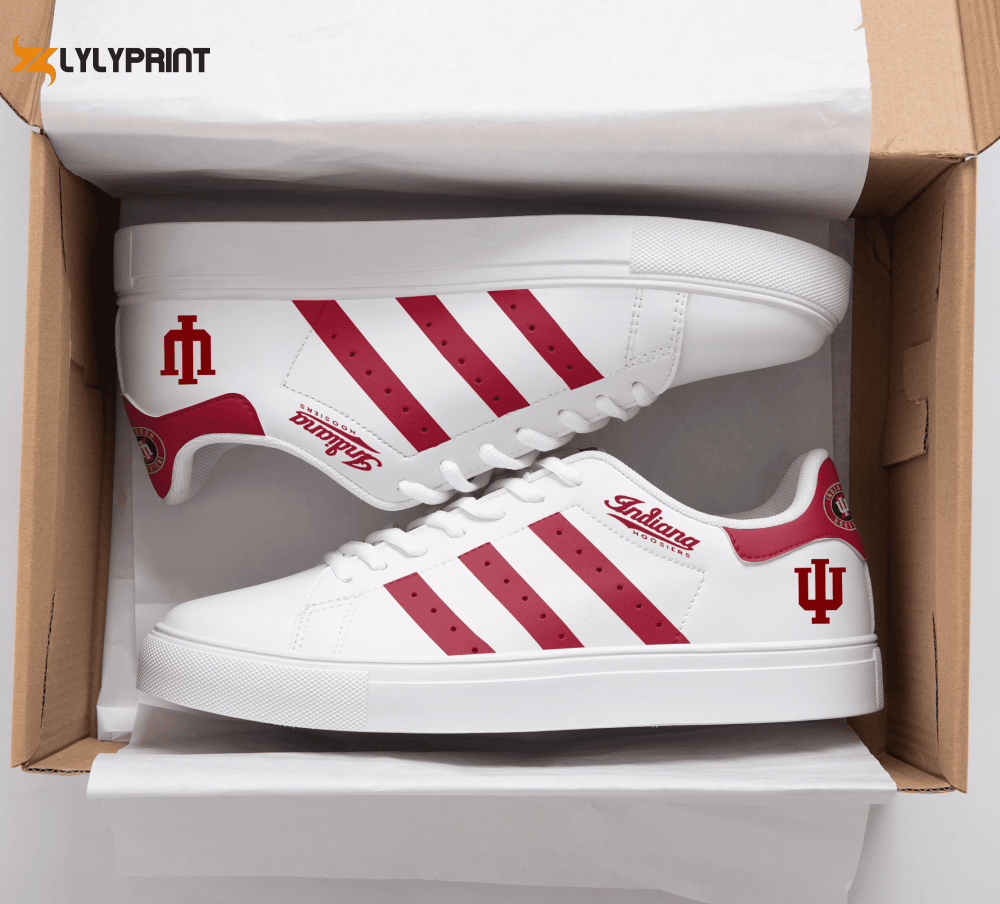 Indiana Hoosiers Skate Shoes For Men Women Fans Gift m2  ST0801
