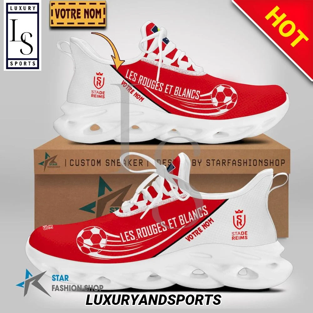 Stade de Reims Custom Name Max Soul Shoes  MS0601