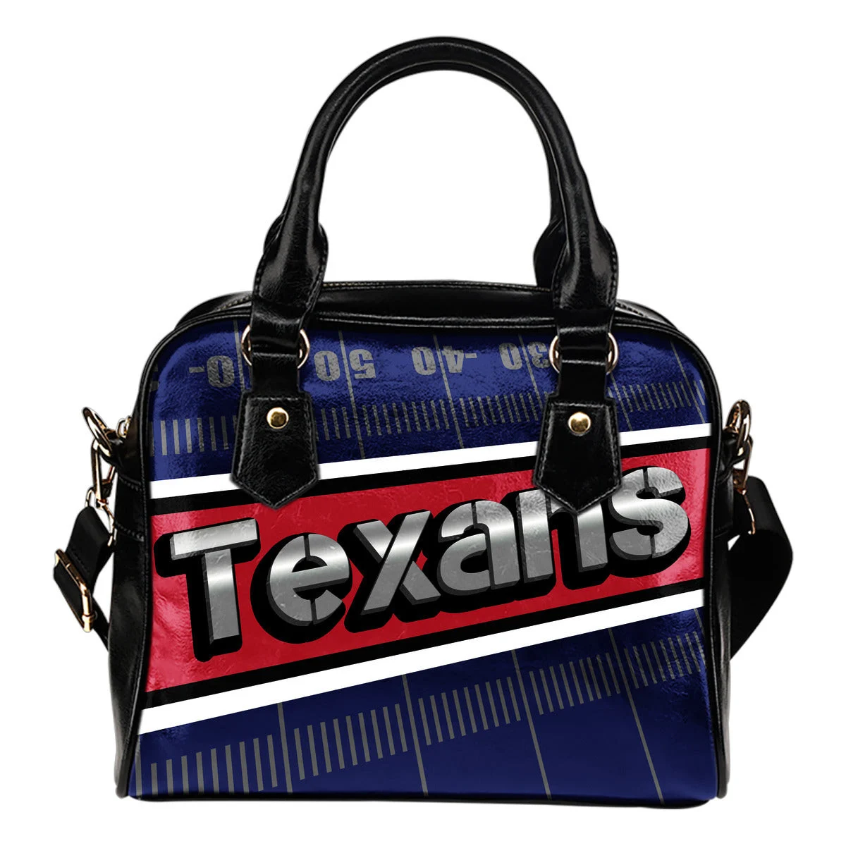Houston Texans Silver Name Colorful Shoulder Handbags Sb0801