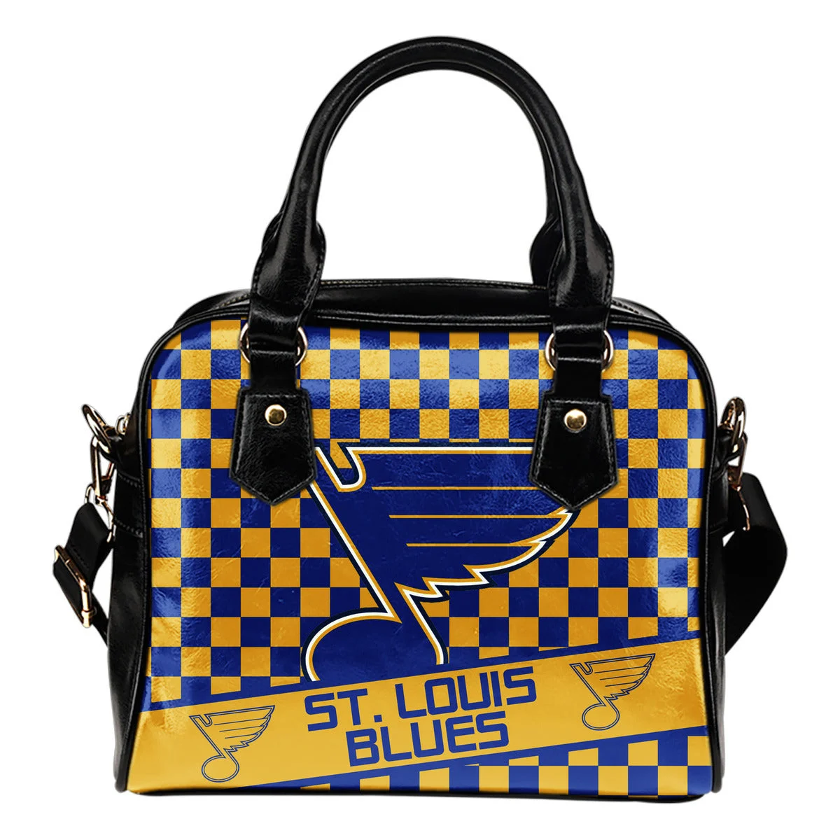 Different Fabulous Banner St. Louis Blues Shoulder Handbags Sb0801