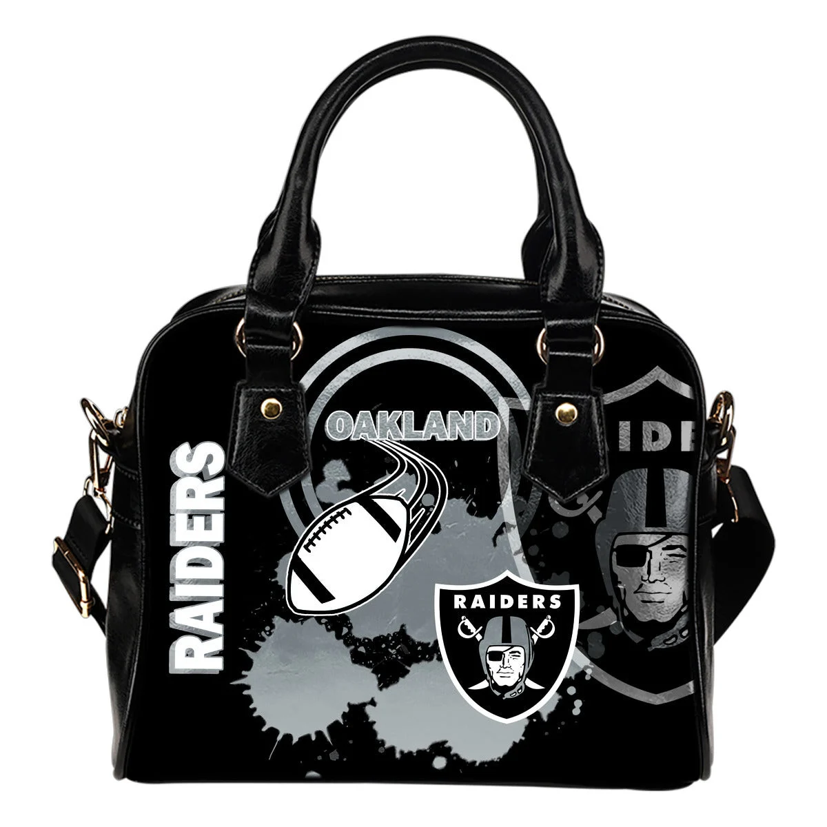 The Victory Oakland Raiders Shoulder Handbags Sb0801