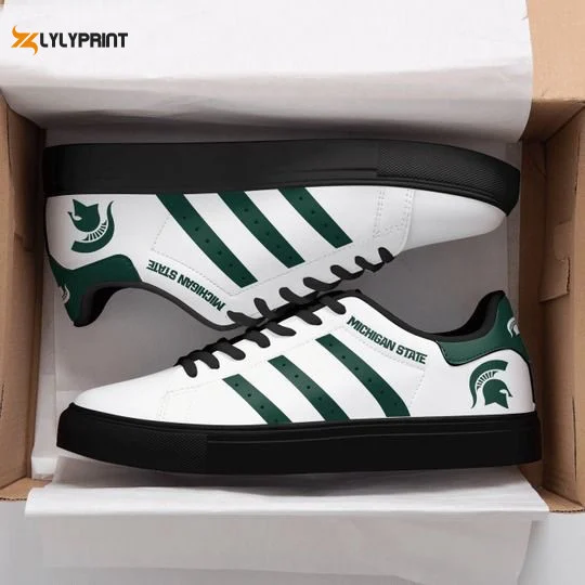 Michigan State Spartans 2 Skate Shoes For Men Women Fans Gift , Trendy Style Sneakers ST0801