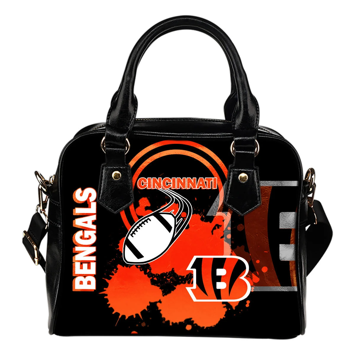 The Victory Cincinnati Bengals Shoulder Handbags Sb0801