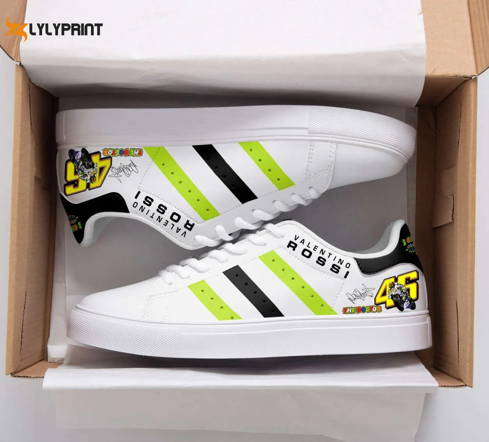 Valentino Rossi Skate Shoes For Men Women Fans Gift a , Trendy Style Sneakers ST0801