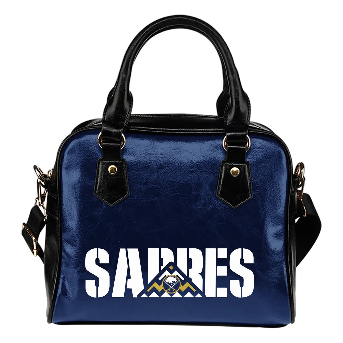 Buffalo Sabres Mass Triangle Shoulder Handbags Sb0801