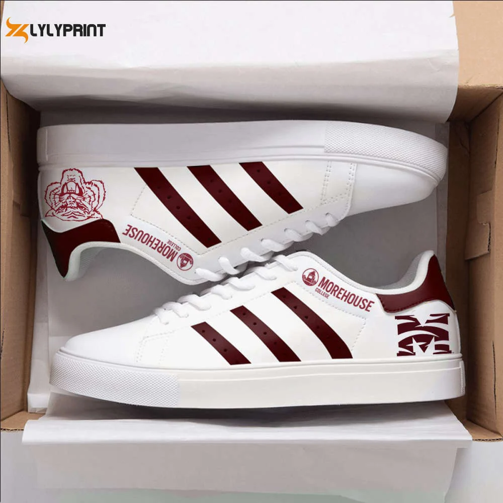 Morehouse College Maroon Tigers Skate Shoes For Men Women Fans Gift ,Trendy Style Sneakers ST0801