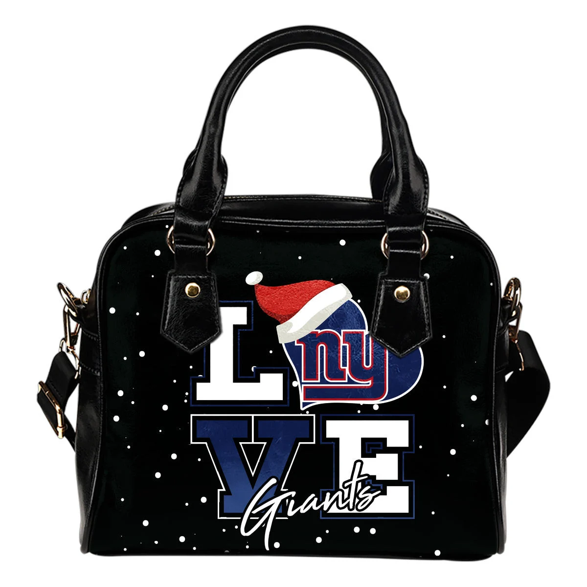 Love Word Christmas Sweet New York Giants Shoulder Handbags Sb0801