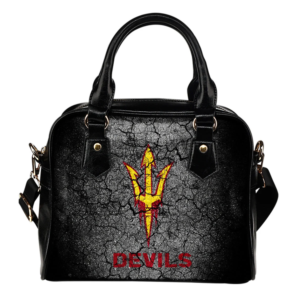 Wall Break Arizona State Sun Devils Shoulder Handbags Women Purse Sb0801