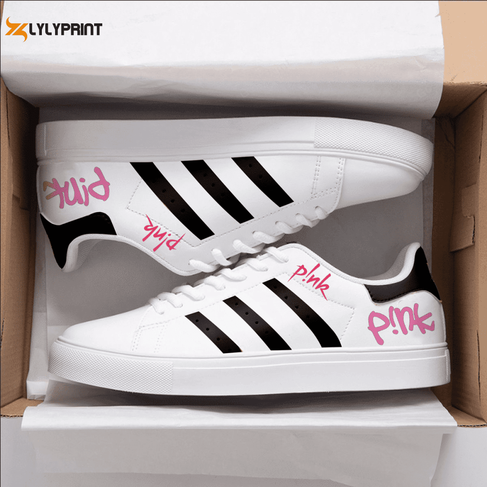 Pink 5 Skate Shoes For Men Women Fans Gift , Trendy Style Sneakers ST0801