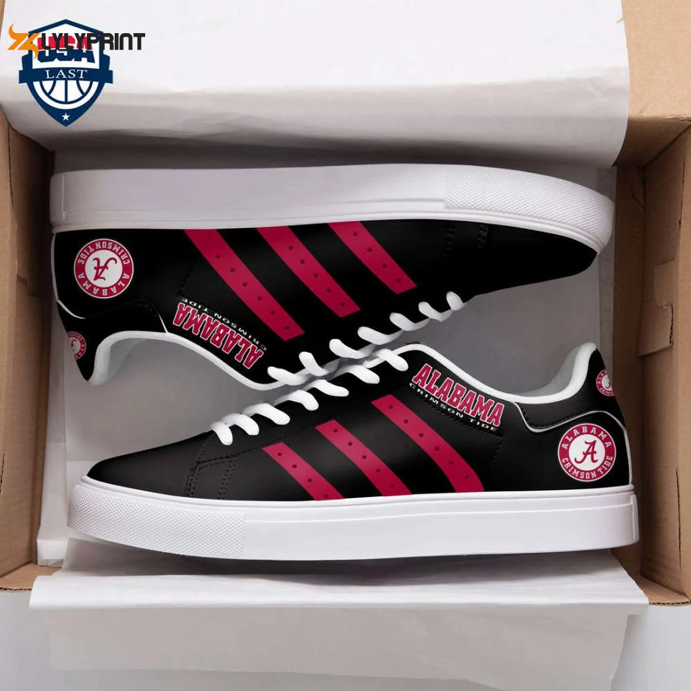 Alabama Crimson Tide 3 Skate Shoes For Men Women Fans Gift 2 ,Trendy Style Sneakers ST0801